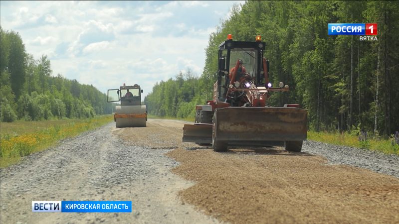 На участке дороги Альмеж – Опарино начался гарантийный ремонт