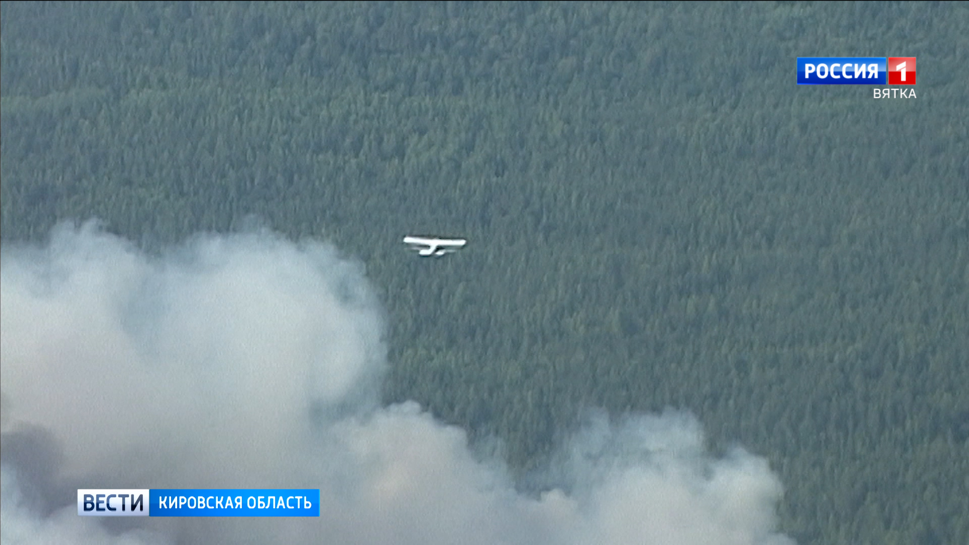 В Кайском лесничестве Кировской области произошёл пожар