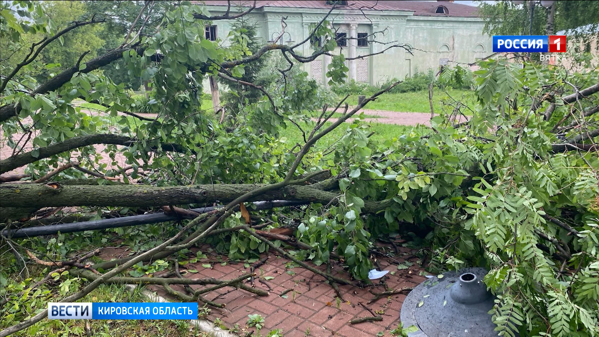 В Кировской области устраняют последствия урагана