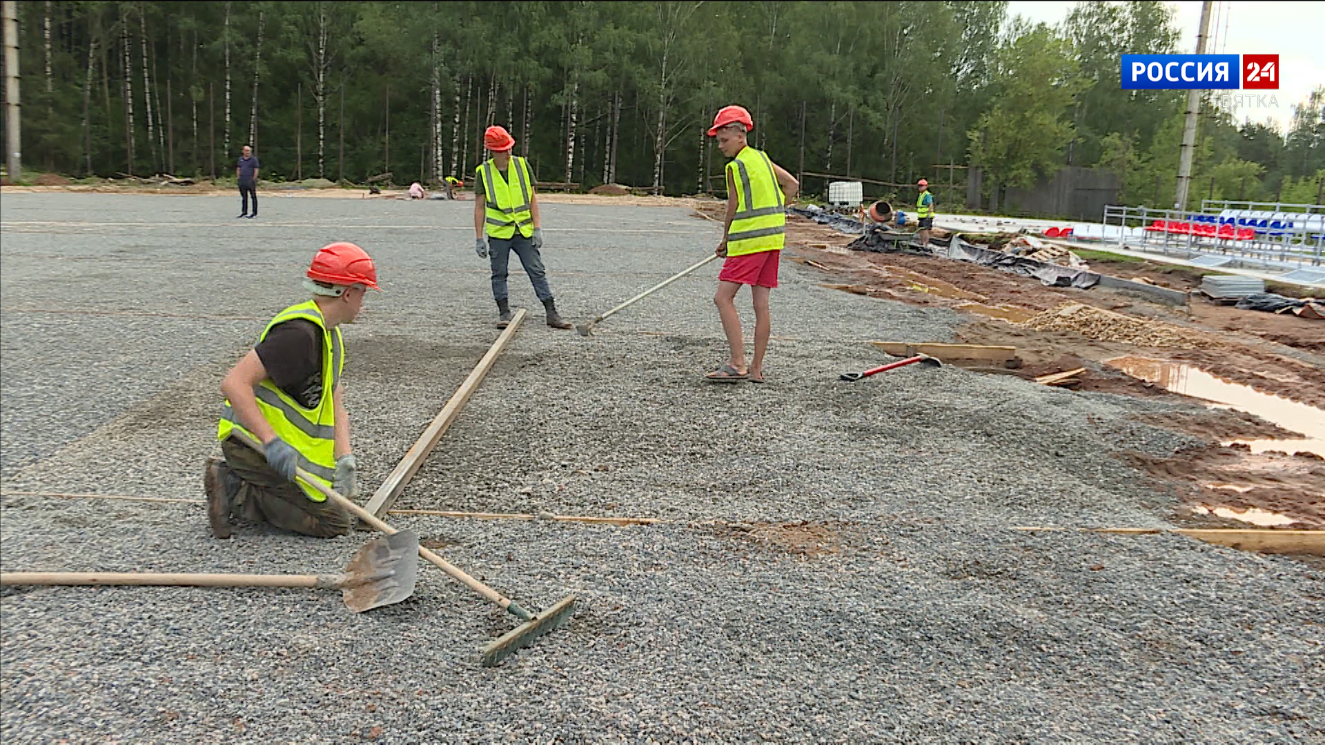 В Кирово-Чепецке продолжается строительство «умной площадки»