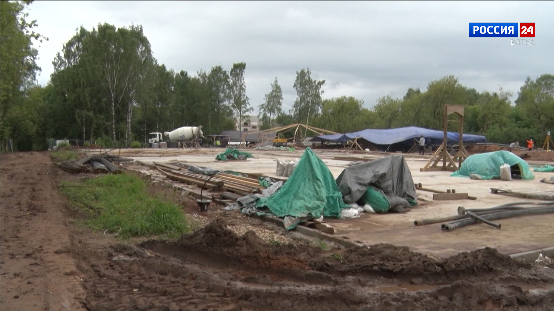 Стало известно, когда планируют завершить первый этап благоустройства парка имени Кирова