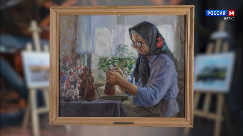 Искусство увидеть… История одной картины: «Портрет мастерицы Е.И. Пенкиной за работой» 1946 год