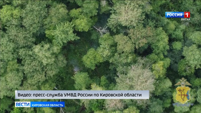 Полицейские в Кирове нашли заблудившегося грибника с помощью дронов