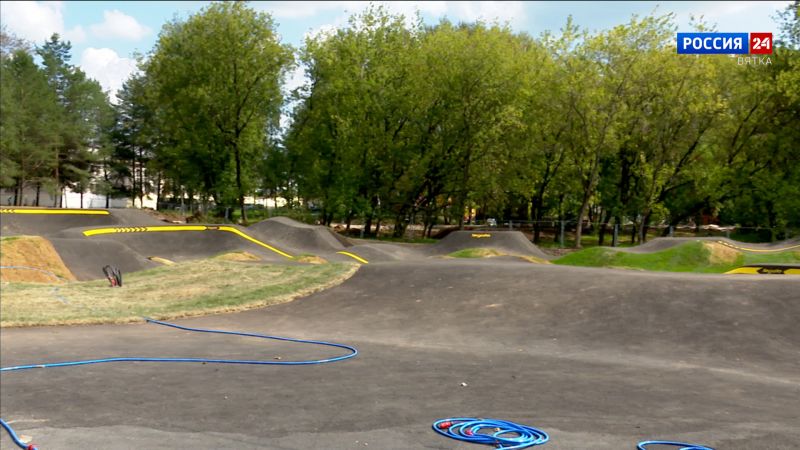 В парке имени Кирова продолжается благоустройство