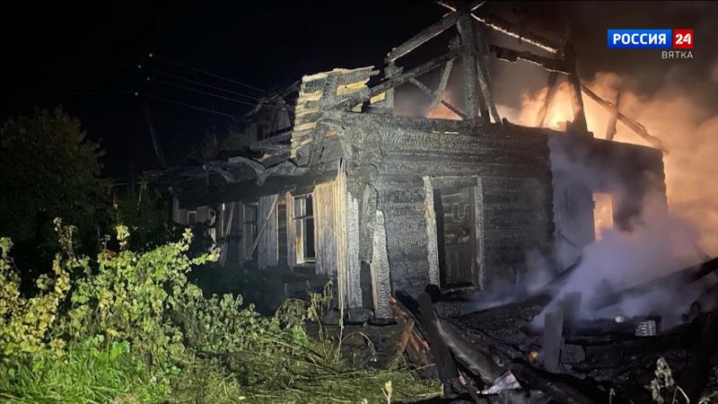 Во время пожара в Лузе погиб мужчина