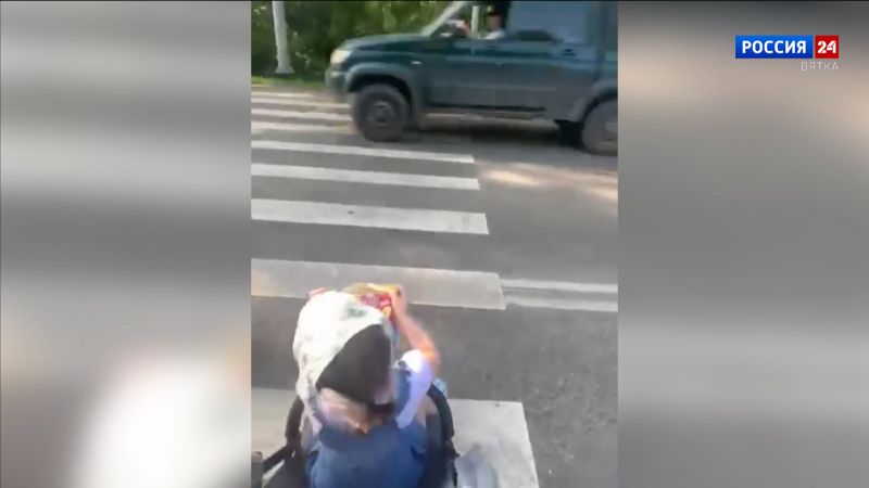 Кировчане рассказали об опасном пешеходном переходе возле слободы Новое Сергеево