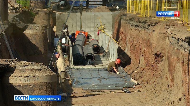В Кирове реконструкцию тепловых сетей обещают завершить к 15 сентября