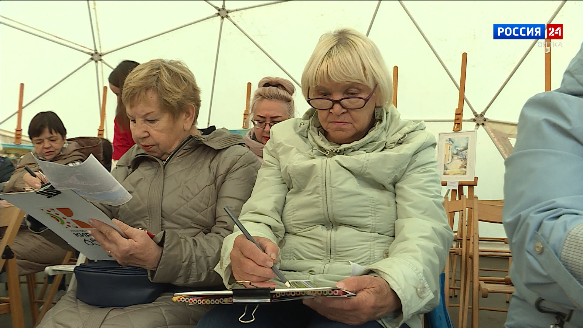 Кировчане серебряного возраста попробовали себя в роли художников