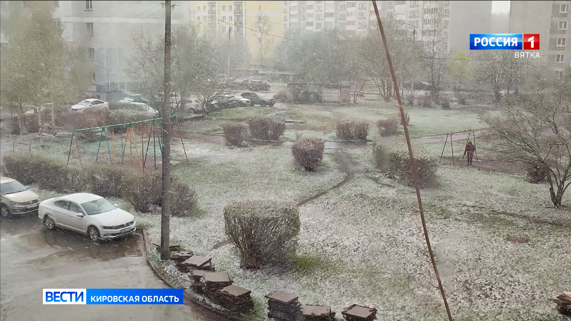 В Кировской области выпал первый снег