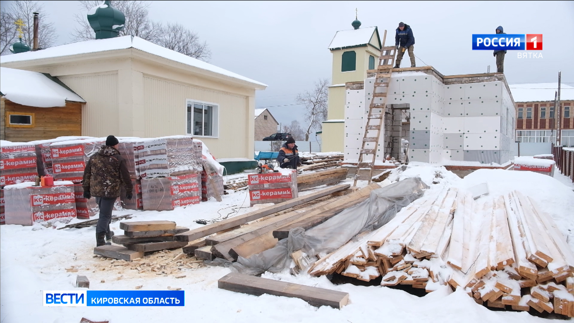 В поселке Богородском начали строить воскресную школу при храме