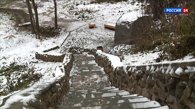 На территории оврага Засора были проведены работы по благоустройству