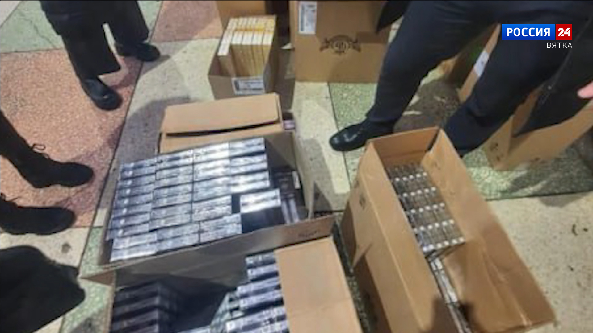 В Кирове с поличным поймали торговцев нелегальных сигарет