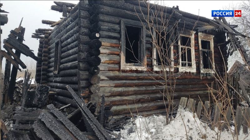 В Омутнинском районе на пожаре в доме погиб 85-летний мужчина