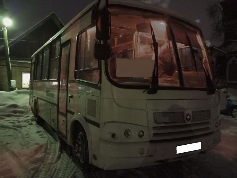 В Белохолуницком районе ПАЗик с пассажирами съехал в кювет