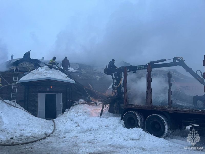 В Юрье восстанавливают теплоснабжение в 4 домах после пожара в котельной