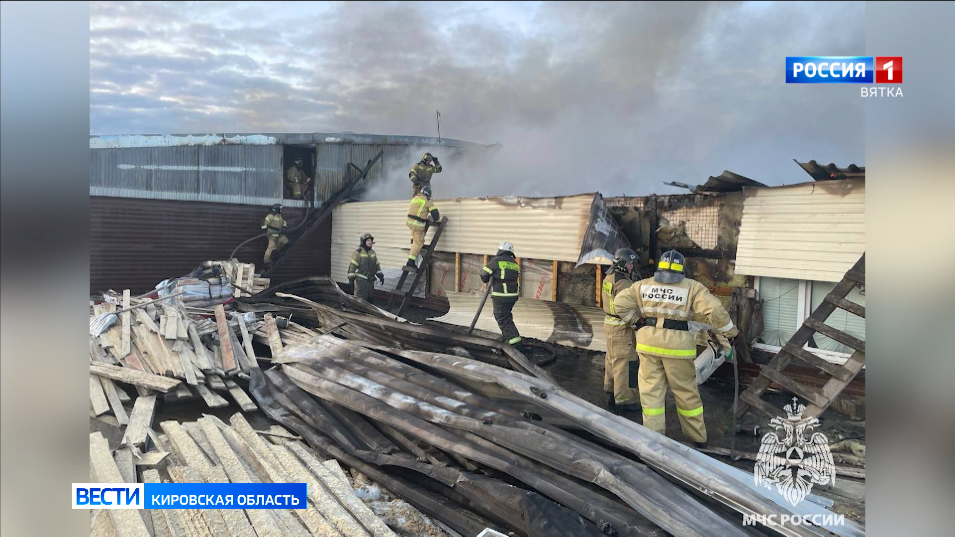 Пострадавшее в пожаре лузское предприятие «Хольц Хаус» продолжит работу