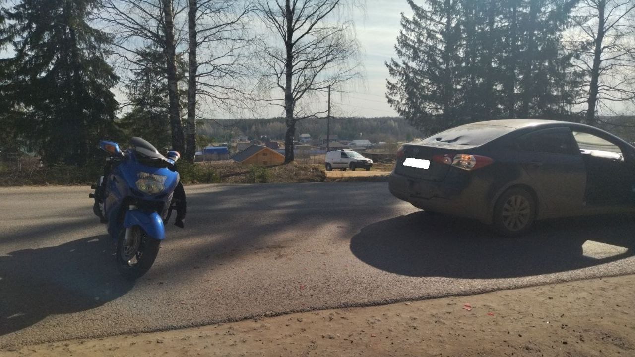 В Кировской области произошла первая авария с участием мототехники в этом сезоне