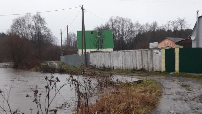 В Кирове следят за уровнем воды в реке Чахловица в селе Бахта