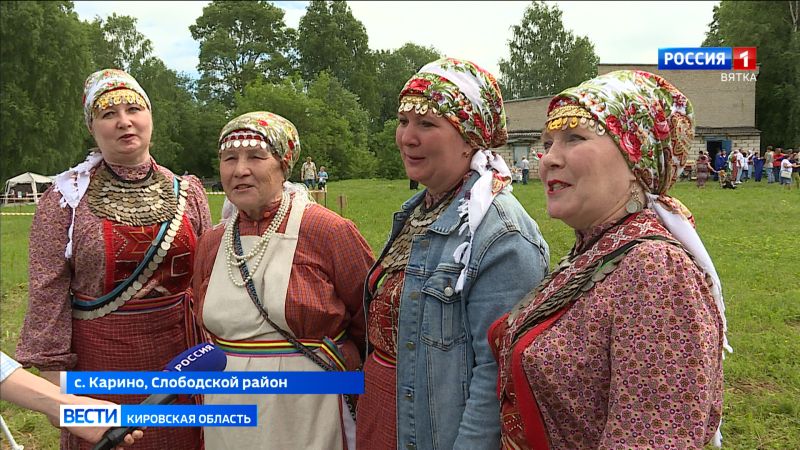 В селе Карино Слободского района широко отметили «Сабантуй»