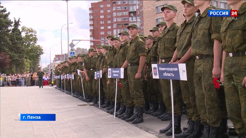 В Пензе прошло торжественное открытие окружных сборов «Гвардеец»