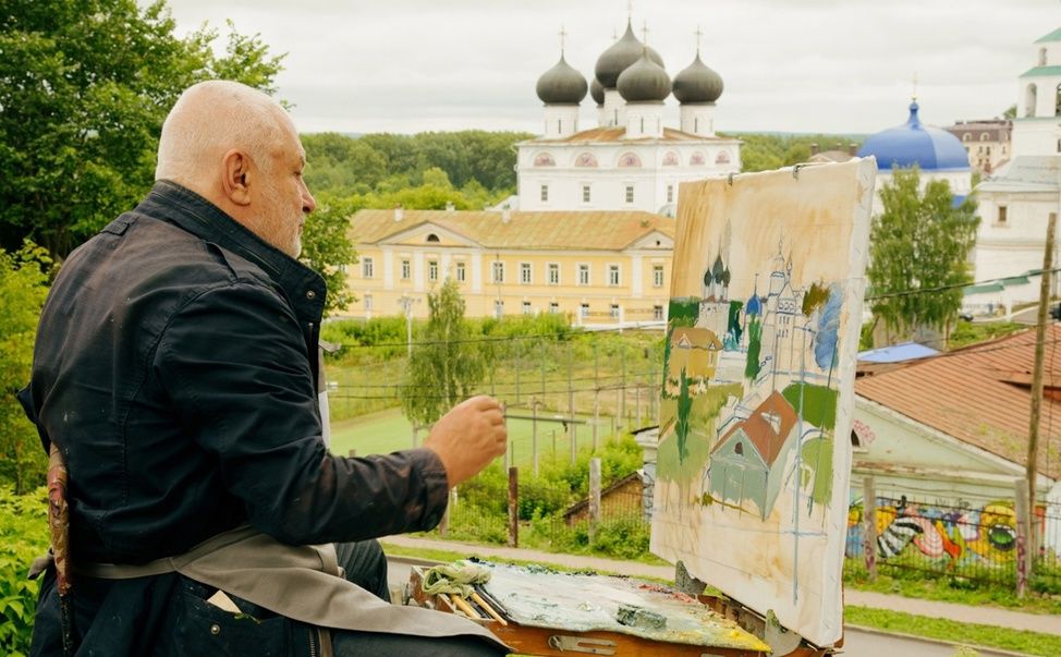 В Кирове самой популярной локацией у художников стал Трифонов монастырь