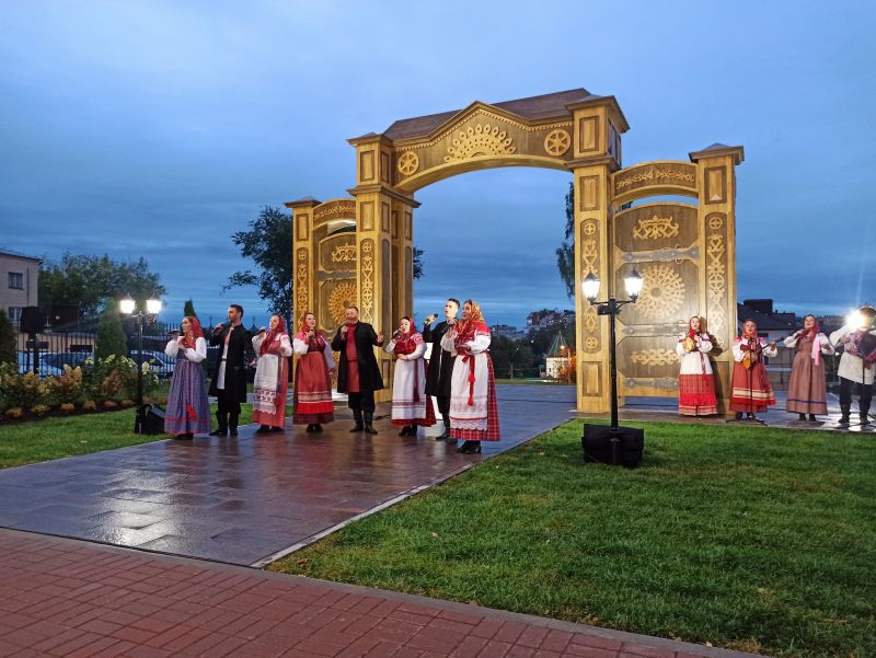 На Спасской открыли «Ворота русского севера»