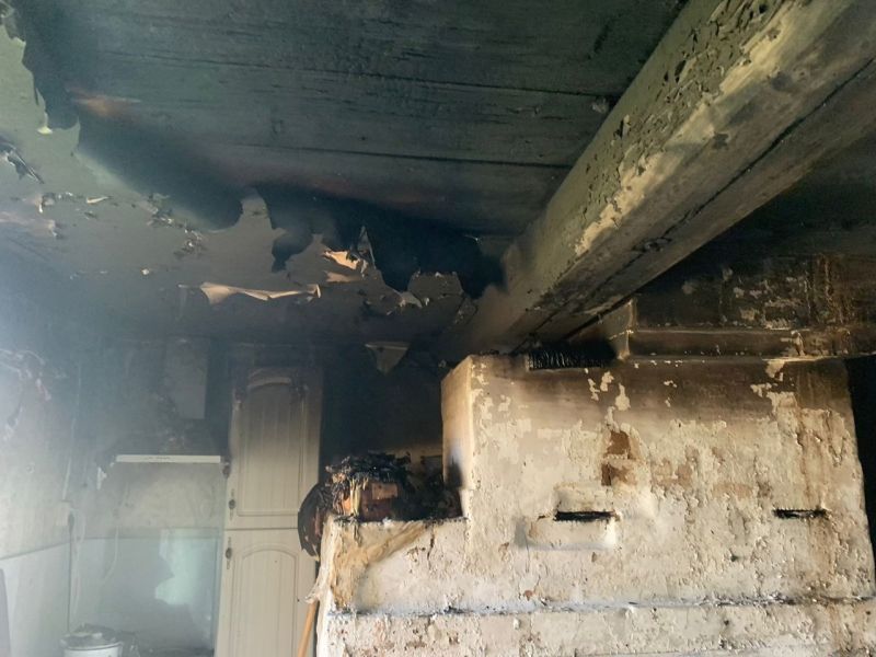 В деревне Ичетовкины произошел пожар