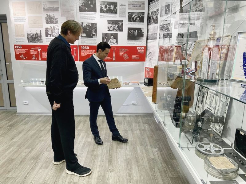 Студию ГТРК «Вятка» посетил Дмитрий Курдюмов