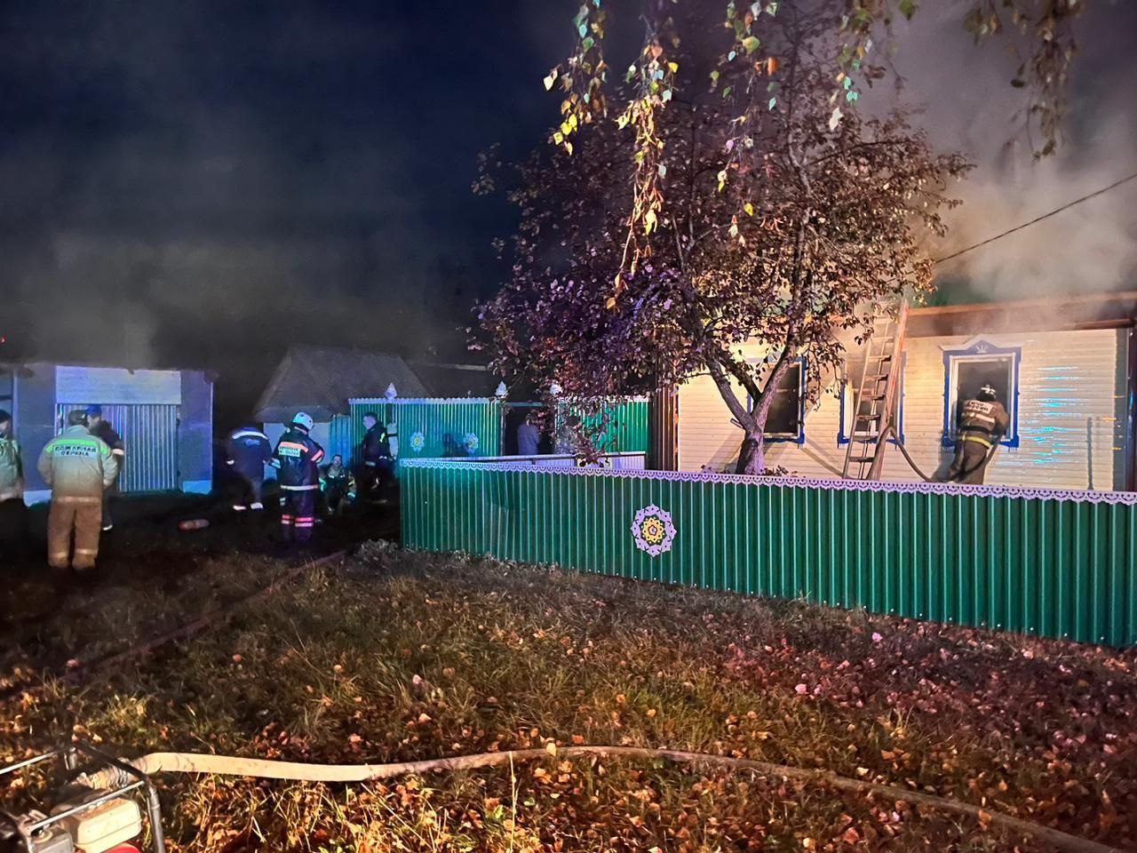 В Малмыжском районе выясняют причину пожара, в котором погиб хозяин дома