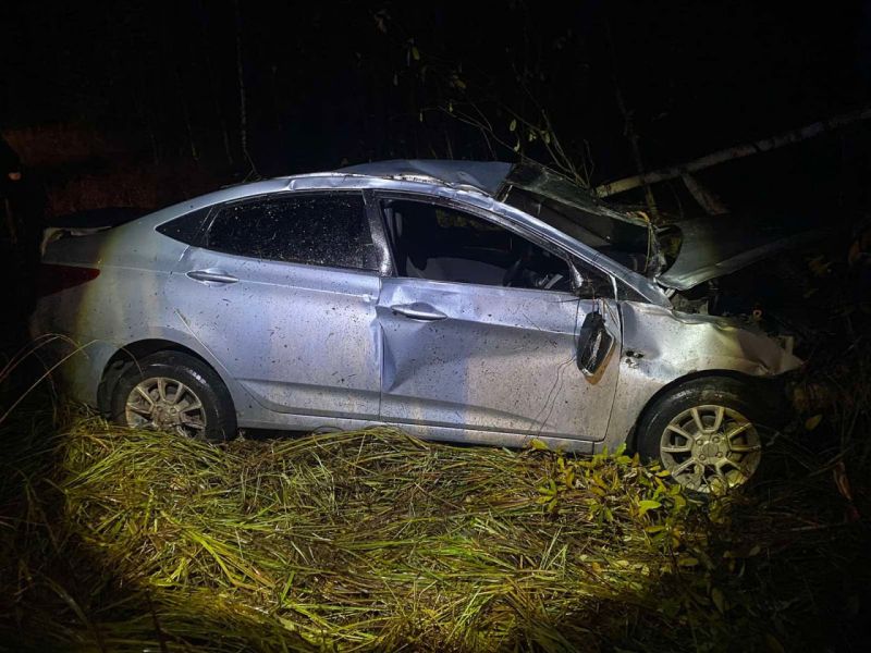В Кикнурском районе в аварии погиб водитель «Hyundai Solaris»