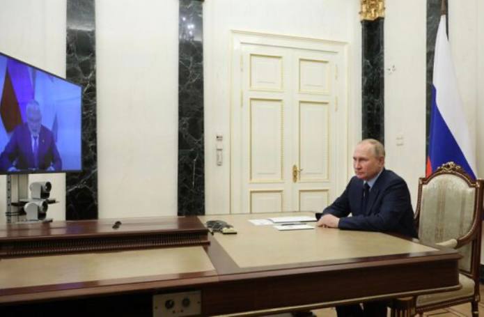 Проходит встреча президента Путина с Александром Соколовым