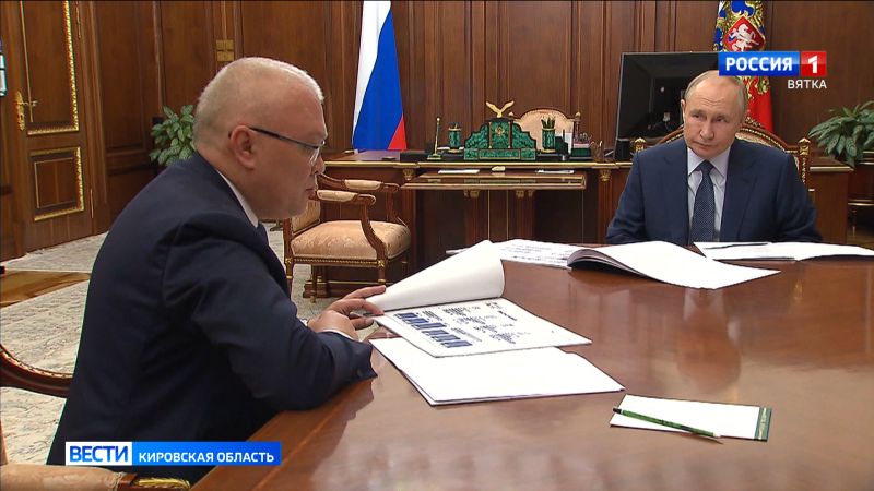 Владимир Путин принял в Кремле Александра Соколова