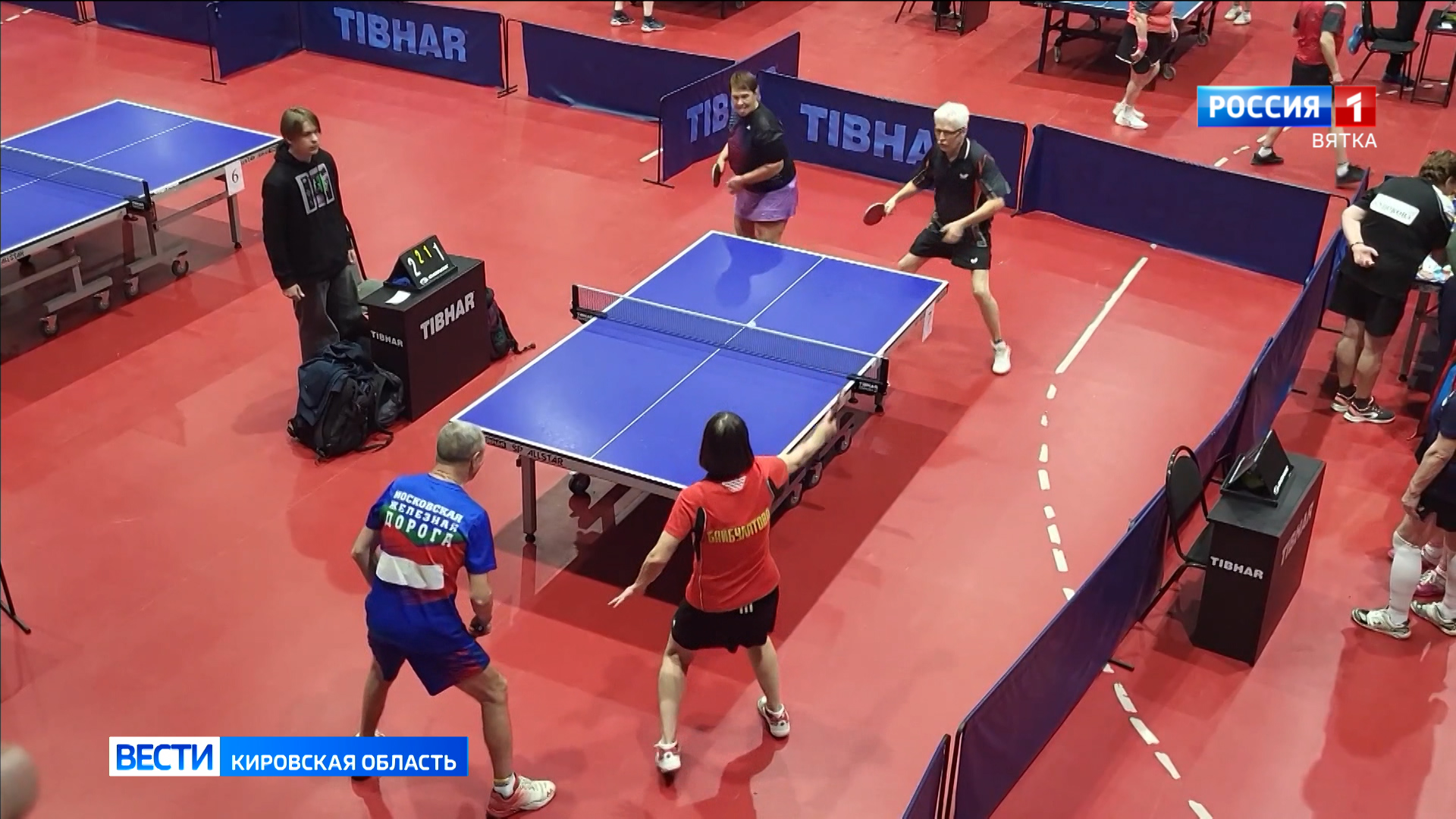 Кировчане приняли участие в чемпионате России по настольному теннису среди ветеранов