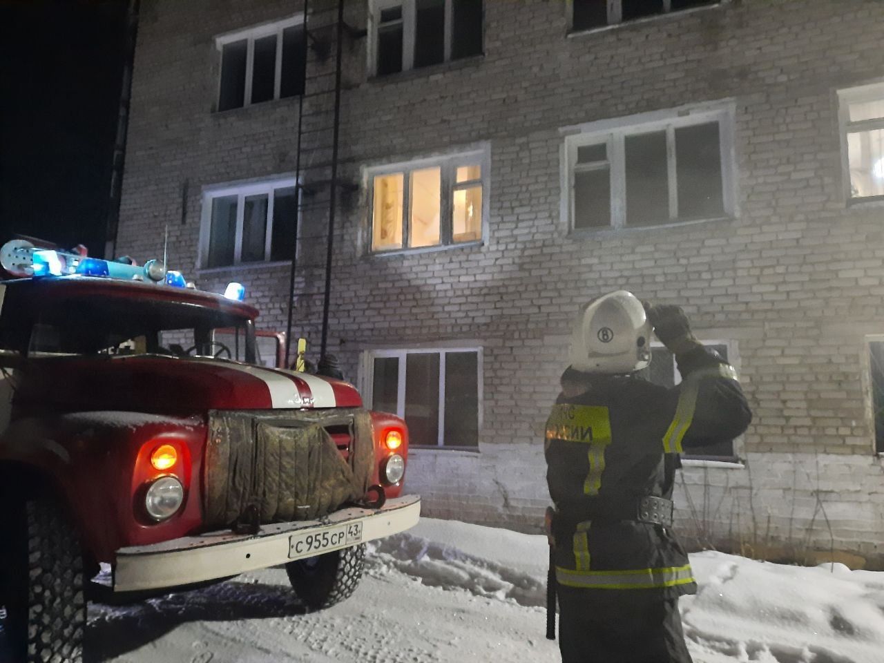 В Вятскополянском районе в пожаре погиб мужчина