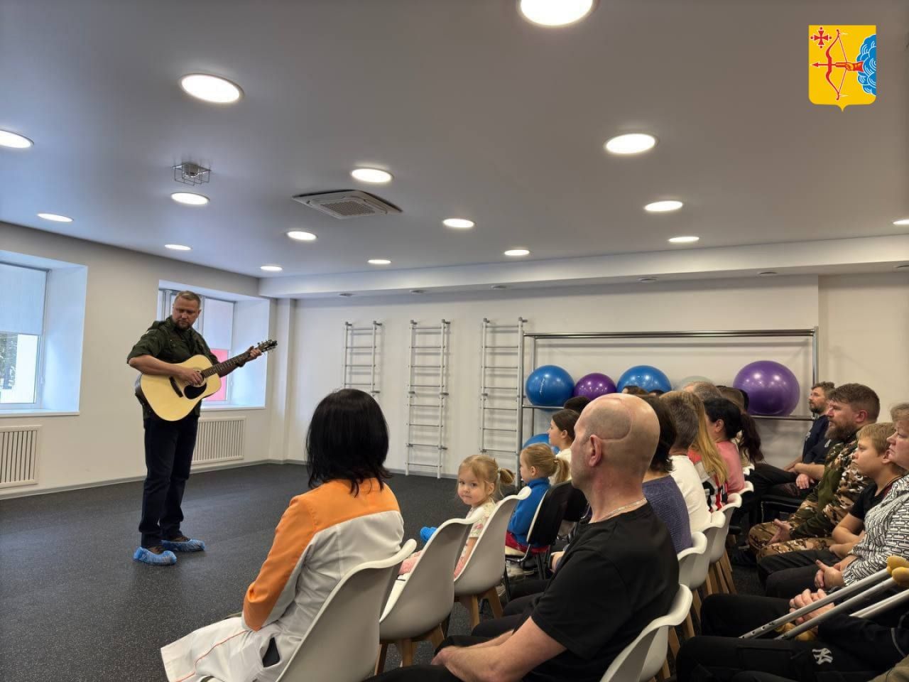В Центре реабилитации в Митино состоялся концерт для участников СВО