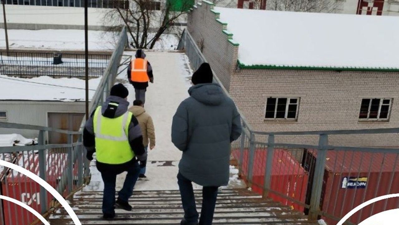 В Нововятском районе отремонтируют пешеходный мост через ж/д пути