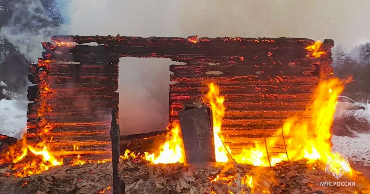 В Котельничском районе в пожаре погибла женщина
