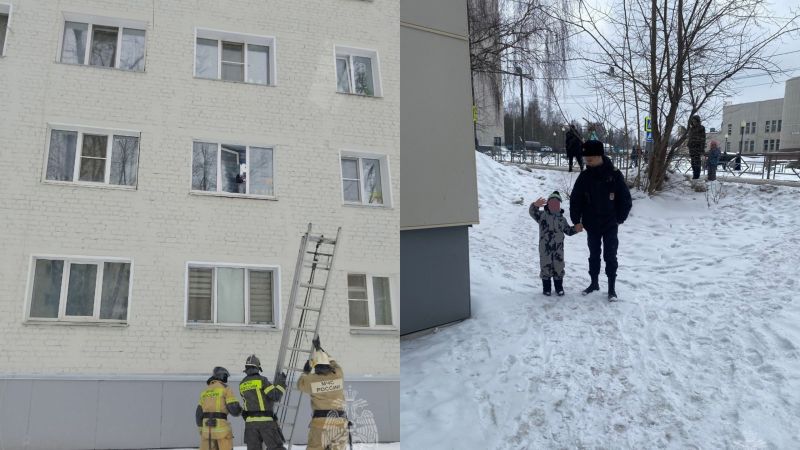 В Кирове маленький ребенок чуть не выпал из окна