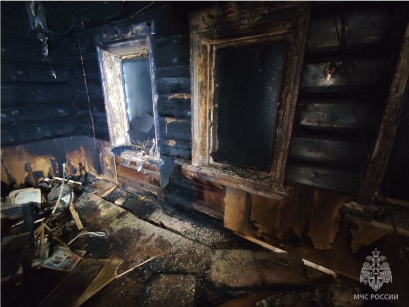 В посёлке Аркуль Нолинского района вспыхнул телевизор