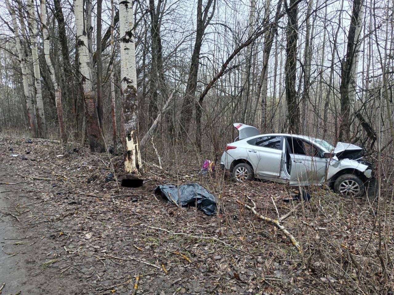 В Кирове наезд на дерево привел к гибели человека