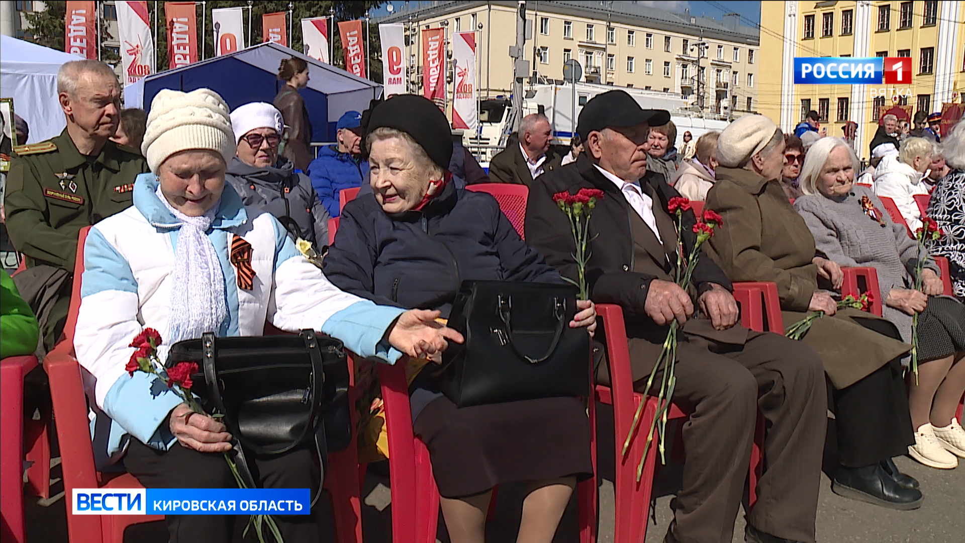 В Кирове прошли традиционные митинг и парад Победы