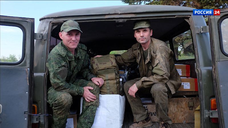 Кировским бойцам в зону спецоперации доставили гуманитарную помощь