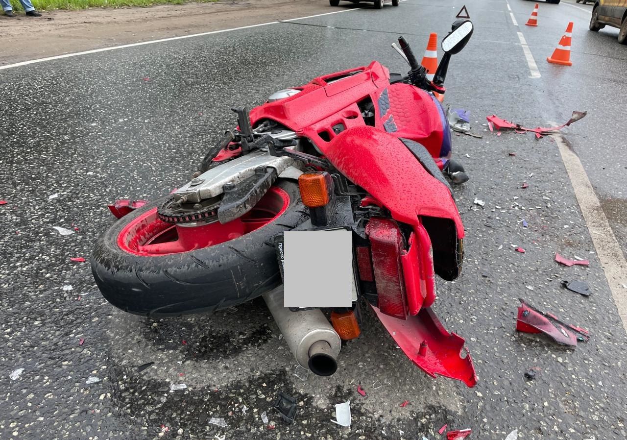 В Кирове вновь случилось ДТП с мототранспортом