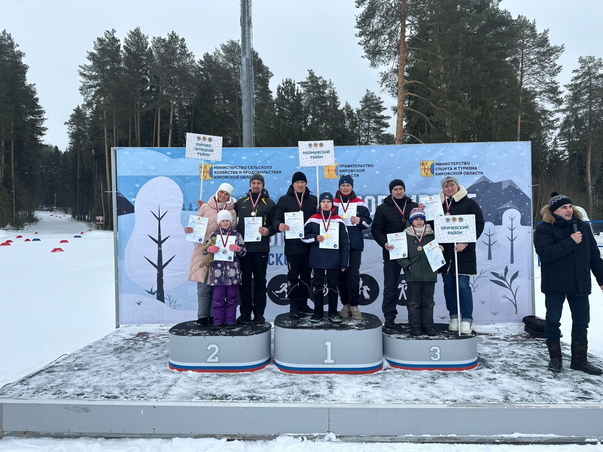 Жители Кирово-Чепецкого района вошли в число победителей конкурса «Самая спортивная семья России»