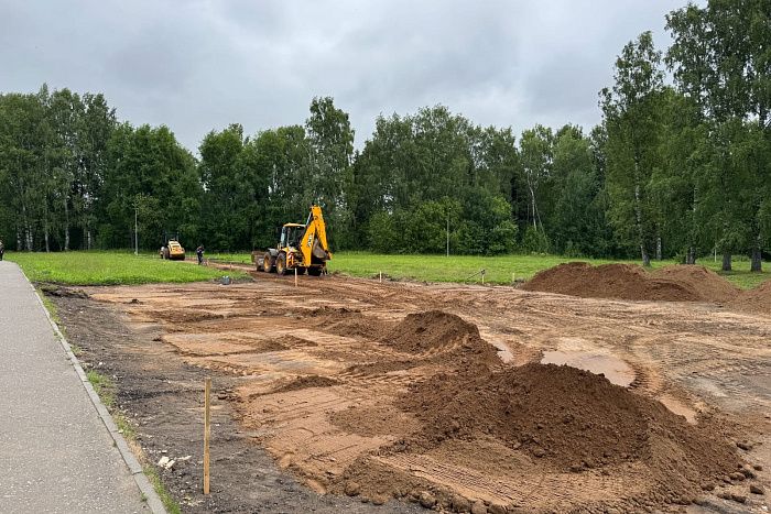 В Котельниче благоустраивают центральную зону отдыха города