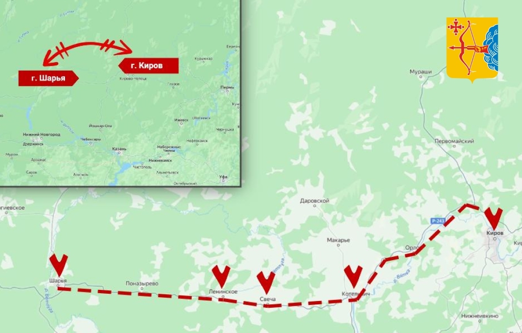 Из Кирова в Шарью запустят прямой автобус