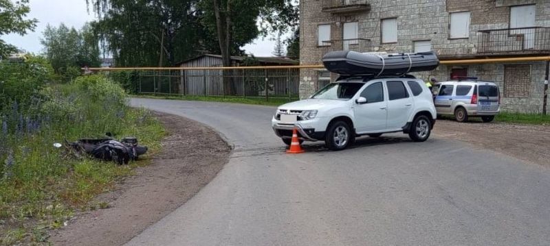 В Кировской области в аварию попали два владельца двухколесной техники