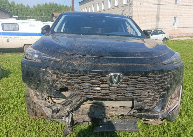 Китайский кроссовер вылетел с дороги в Сунском районе: пострадала пассажирка
