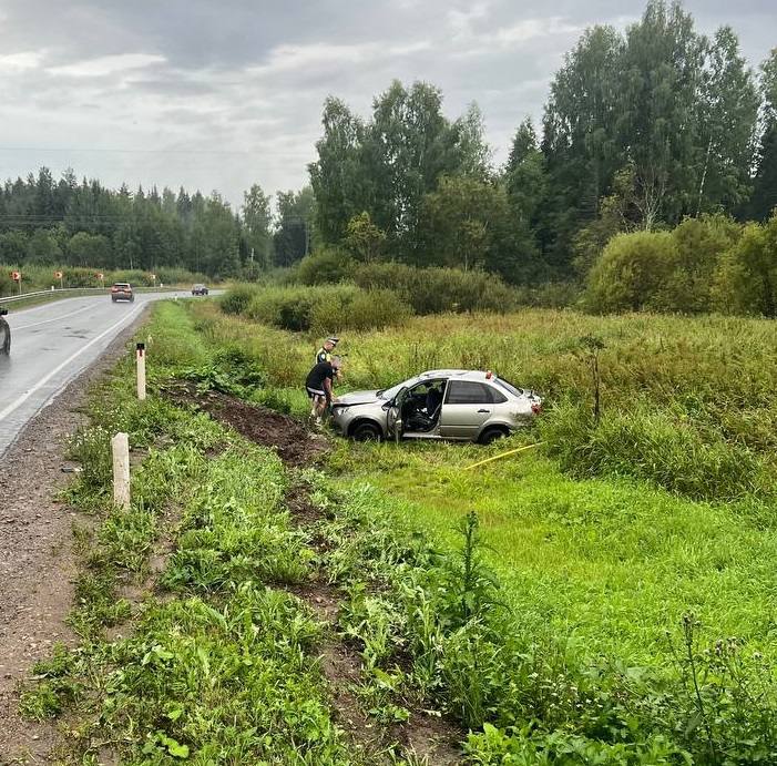Двое детей пострадали в ДТП с опрокинувшимся авто