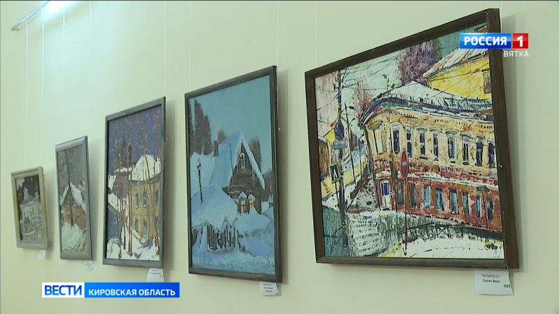 В библиотеке Грина представили выставку работ Сергея Перминова «Возрождение»